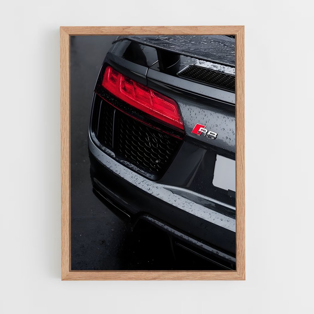 Poster Tuning Noir – affiche Audi (vue 4)